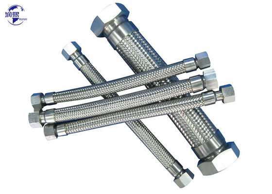 quality Leichtgewichtiges Wellglas aus Edelstahl Flexibler Schlauch Hochdruckdraht geflochtener Flexibler Schlauch factory